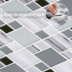 Vinile Autoadesivo Della Parete Della Cucina 3D Effetto di Auto-Adesivo Fai Da Te Carta Da Parati All'ingrosso Muro del <span class=keywords><strong>Bagno</strong></span> <span class=keywords><strong>Piastrelle</strong></span> - Product Image 3