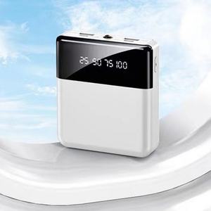 Batería Externa Portátil Mini de Alta Capacidad 3600mah-4500mah con Linterna LED, Entrada USB, Salida de 10W, Cables Incluidos - Product Image 1