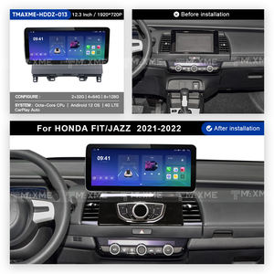 Maisimei เครื่องเล่นดีวีดีในรถยนต์วิทยุระบบแอนดรอยด์11/12 12.3นิ้วสำหรับฮอนด้าฟิต/แจ๊ส2021-2022 DSP CarPlay 4G WIFI - Product Image 2