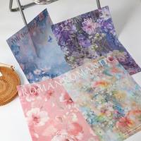 Papier d'art enduit écologique pour emballage de bouquets de fleurs, imperméable, semi-transparent, couleur unie, matériaux floraux recyclables
