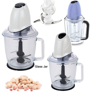 Mutfak aletleri elektrikli bebek mutfak robotu kıyma değirmen paslanmaz 1.5L kase ile çelik bıçaklar püresi et kıyıcı - Product Image 5