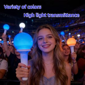 Bâton lumineux LED en plastique pour concert, logo personnalisé, 15 couleurs, vente en gros, best-seller au Japon et en Corée, style anime portable pour fête - Product Image 2