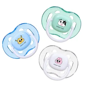 Coffres-forts en Silicone bébé sucette OEM réutilisable nouveau-né Animal imprimé Offre Spéciale Ins sans BPA bébés dentition avec couvercle - Product Image 5