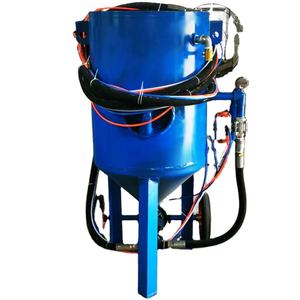 Machine de sablage en métal portable Moteur de processus de nettoyage abrasif mobile Nouvelle machine de sablage utilisée pour le verre et le métal - Product Image 2