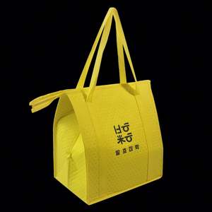 Sac isotherme non tissé personnalisé avec logo, doux, thermique, multicouche, de qualité supérieure, avec fermeture éclair - Product Image 2