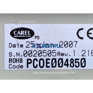 CAREL MP.COM CONTROLLER PC01RC0CS0 REV.1.013 มือสอง H - Product Image 3