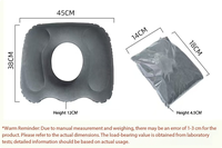 Coussin de siège ergonomique en forme de donut pour soulager la pression sur le coccyx, les hémorroïdes et les douleurs post-chirurgicales, idéal pour la maison, le bureau et la voiture