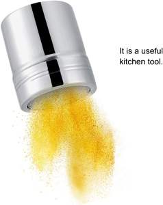 Utensilios Modernos Multiusos para Especias y Condimentos, Botellas de Acero Inoxidable para Especias, Café, Cacao, Chocolate, Dosificador de Malla, Ecológico - Product Image 3