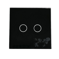 Interrupteur LED personnalisé en usine, panneau en verre flotté ultra-clair, blanc, trempé, sérigraphié, motif plat pour affichage d'instruments