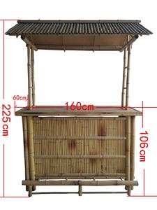 <span class=keywords><strong>Bar</strong></span> Tiki Patio <span class=keywords><strong>Bar</strong></span> extérieur, ensemble en <span class=keywords><strong>bambou</strong></span>, <span class=keywords><strong>bar</strong></span> Tiki Islander avec dessus en palapa et espace de rangement pour jardin Patio Luau Party Bazaar - Product Image 2