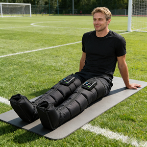 Botas de Masaje de Compresión de Aire Secuencial Inalámbricas para Terapia Deportiva, Recuperación Rápida, Masajeador de Piernas para la Circulación Sanguínea - Product Image 1