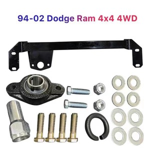 Barra Estabilizadora para Caja de Dirección, Compatible con Dodge 1500 2500 3500 4WD 94-02, Acero al Carbono Negro, Pieza D2504 - Product Image 4