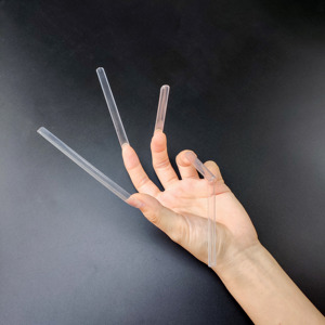 Nouvelles pointes d'ongles carrées à couverture complète 10XL Extra longues claires et naturelles pour Nail Art - Product Image 3