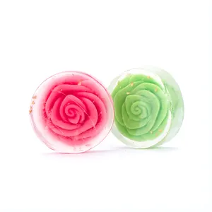 Flower Rose Handmade Toilet Prise Unterschied liche Art von Form Bad Runde Toiletten seife