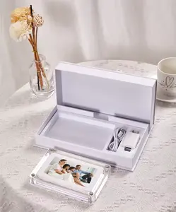 Marco digital de escritorio de 5 pulgadas de Venta caliente para regalo de fiesta de cumpleaños de boda