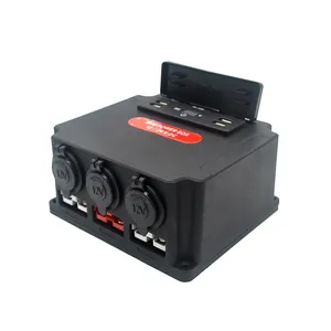 12 Volt Dc Mini Multi Outlet Control Box And Power Distribution Box For 4WD Boats Caravans