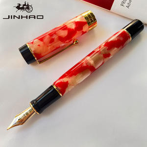 ปากกาหมึกซึม100สุดหรูพร้อมอะคริลิกวัสดุชุดของขวัญทางธุรกิจปากกาสำหรับเขียนหมึก (ซากุระสีชมพู/นกยูงสีฟ้า/ทะเลลึกสีเขียว - Product Image 2