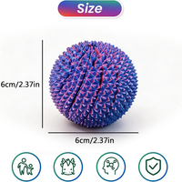 Huevo Espiral con Púas para Descompresión, Juguetes Sensoriales Giratorios de Pascua, Juguete Antiestrés para Escritorio