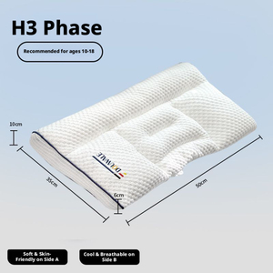 Oreiller pour enfants Doughwa <span class=keywords><strong>Le</strong></span> avec design de col divisé, garni de lyocell et de coton perlé, fibres d'armoise, pour 1-4 ans, personnalisable - Product Image 6