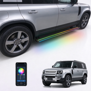 บันไดข้างไฟฟ้าอลูมิเนียมอัลลอย WEIJIA รับน้ำหนักได้ 300 กก. สำหรับ Land Rover Defender 90/110/130 L663 ปี 2023-2025 สำหรับตกแต่งรถยนต์ SUV - Product Image 1
