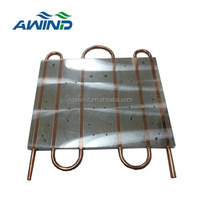 280mm 360mm Radiateur Refroidisseur D'eau Tube En Aluminium Refroidi Par Liquide Pâte Plaque En Aluminium Personnalisée avec Tuyau En Cuivre Waterblock