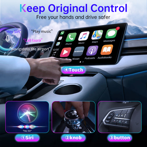 Adaptateur <span class=keywords><strong>CarPlay</strong></span> sans fil universel Fuallwin pour Android Box avec prise en charge <span class=keywords><strong>iOS</strong></span> 11/<span class=keywords><strong>12</strong></span>/13, USB et Bluetooth, Wi-Fi double bande - Product Image 4