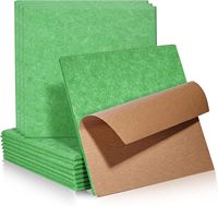 Panneaux muraux acoustiques décoratifs modernes en fibre de polyester écologique PET haute densité avec NRC 0,9 pour usage hôtelier et scolaire