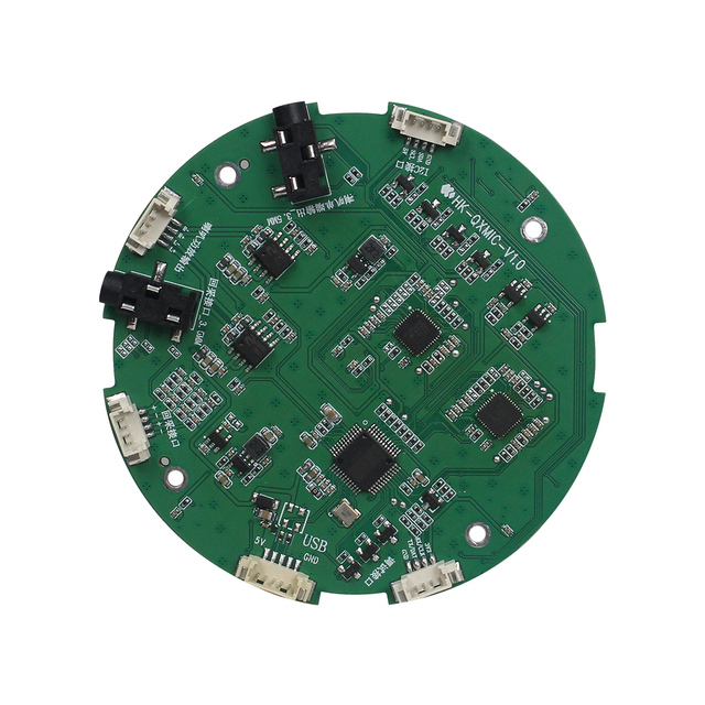HK-QXMIC-V1.0 Ring 5-Mic Array Omnidirectional Microphone Module