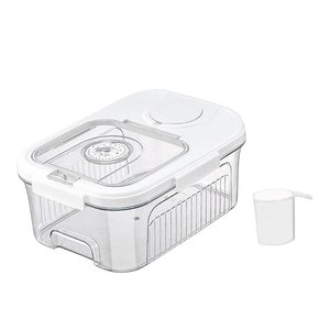11kg Graduated <b>Rice</b> Bucket Food Plastic <b>Containers</b> <b>Rice</b> Storage <b>Rice</b> Bucket Durable Cereal Dispenser Grain Storage - Product Image 5