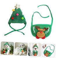 Bandanas de Noël en coton doux et respectueux de l'environnement pour chiens et chats-Accessoires de mode légers et durables