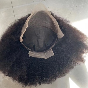 Perruques Courtes en Cheveux Naturels, 100% Vierge Brésilienne, Modèle Bob, Bouclées Style Africain, avec Closure 4x4, pour Femmes, Vendues à Bas Prix - Product Image 6