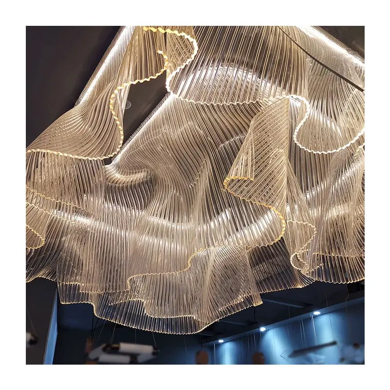 Хрустальная декоративная подвеска в стиле лофт промышленная винтажная пеньковая веревочная лампа для ресторана большая длинная Цветочная подвесная светодиодная люстра