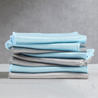 Chiffon de nettoyage magique en microfibre réutilisable, sans peluches, sans traces, pour acier inoxydable, lunettes, miroirs, écrans