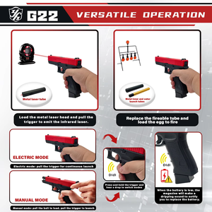 Pistola <span class=keywords><strong>Eléctrica</strong></span> G22, Juguete Electrónico para Adultos, Pistolas de Hidrogel con Gelblaster de Nailon, Pistola de Juguete Unisex Segura - Product Image 3