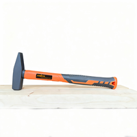 Marteau de mécanicien industriel homologué GS 500g avec manche en fibre de verre antidérapant, support OEM personnalisé pour le frappage du métal