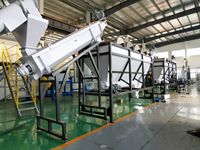Machine de recyclage du plastique usagé / Machine à laver le plastique / Machine à laver le PE PP (L)