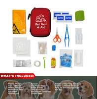 Trousse de premiers soins pour animaux de compagnie Gauke, professionnelle, imperméable, médicale, d'urgence, pour chiens et chats
