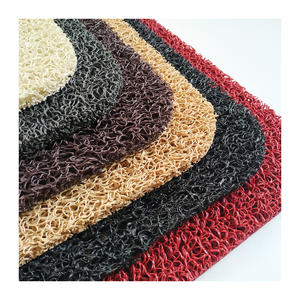 Gran oferta, alfombrilla de PVC hecha a mano, diseño de rompecabezas de pila de bucle acolchado con respaldo de red lavable para uso doméstico o en el coche - Product Image 1