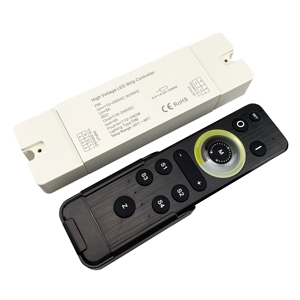 Controlador de tira LED de un solo color, atenuador LED inteligente inalámbrico de alto voltaje <span class=keywords><strong>RF</strong></span> 2.4G DHV001, 3 A, CA, CC, 110 - Product Image 5