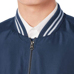 Blouson universitaire de baseball personnalisé pour lycée, col montant, logo frontal, vente en gros, décontracté, chaud pour l'hiver, meilleure vente - Product Image 4