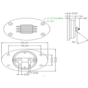 Haut-parleur ruban HiFi 30W AMT, transformateur de mouvement d'air, haut-parleur de voiture AVT Driver Néodyme Home Movie Theater - Product Image 5