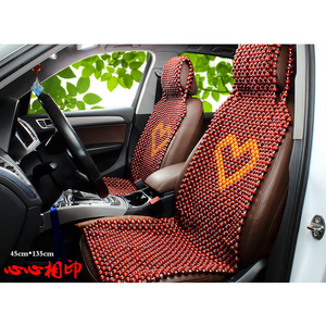 เบาะรองนั่งรถยนต์ทำจากลูกปัดไม้ ขนาด 45x135 ซม. ผ้าคลุมเบาะฤดูร้อนทำจากไม้เมเปิ้ล ช่วยระบายความร้อน สำหรับคนขับและผู้โดยสาร - Product Image 4