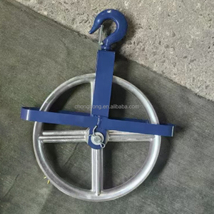 Roue de palan de <span class=keywords><strong>haute</strong></span> qualité pour échafaudage avec <span class=keywords><strong>poulie</strong></span>, roue de palan en aluminium de 12 pouces, roue de palan à câble métallique - Product Image 4