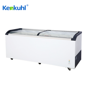 Kenkuhl siêu thị hiển thị ngực tủ đông với cửa kính <span class=keywords><strong>Top</strong></span> Ice Cream thương mại - Product Image 2