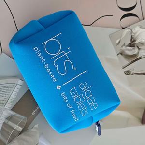 Logo imperméable Offre Spéciale du silicone 3D de sac de maquillage du néoprène de mode pour le voyage - Product Image 3