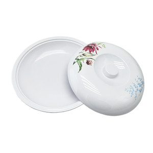 Grand bol à soupe en mélamine avec couvercle, motif imprimé personnalisé - Product Image 6