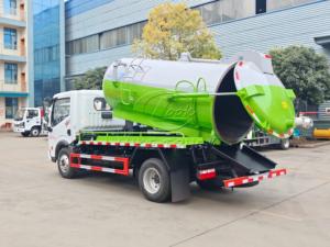 Dongfeng D6 Vacuum Tank Truck 5m³ with Italy Jurop Vacuum Pump, Powerful Suction for Sewage and Fecal, Factory Competitive Price - Product Image 5