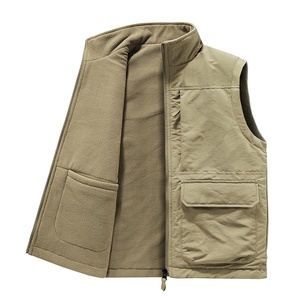 Gilet imperméable en velours double face pour <span class=keywords><strong>homme</strong></span>, nouvelle collection automne-hiver, multi-poches, décontracté, <span class=keywords><strong>sans</strong></span> manches, pour le <span class=keywords><strong>travail</strong></span> - Product Image 2