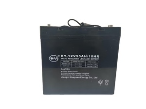 Batería de <span class=keywords><strong>Gel</strong></span> Sellada de Ciclo Profundo de 12V 55Ah para UPS, Batería de Plomo-Ácido de 12V 55Ah de Fábrica - Product Image 1