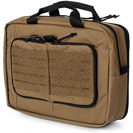 Tactical Laptop Briefcase Soft Bag Laser-Cut MOLLE System Water Resistant Messenger Bag Unisex Heavy Duty Computer Shoulder Bag